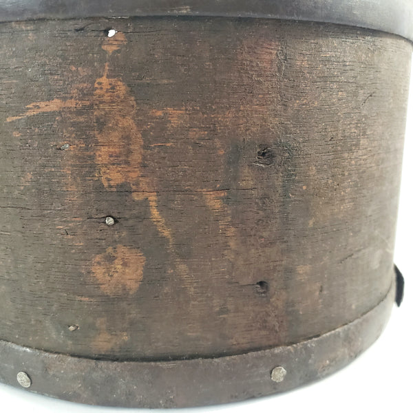Rustic Primitive Bentwood Dry Grain Measure Metal Bands - 4 Quart Size