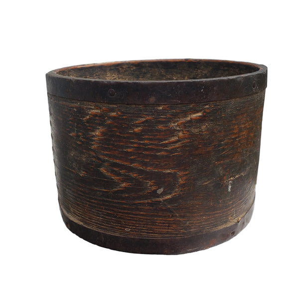 Antique 1 Quart Bentwood Dry Grain Measure E.B. Frye & Son Wilton, NH Farmhouse Primitive