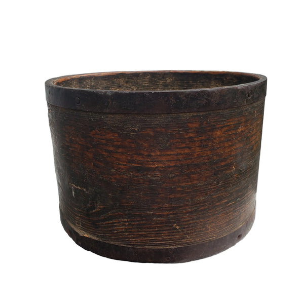 Antique 1 Quart Bentwood Dry Grain Measure E.B. Frye & Son Wilton, NH Farmhouse Primitive