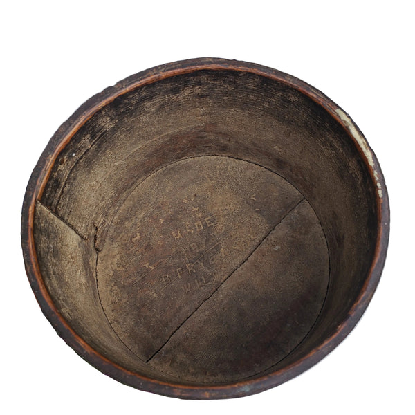 Antique 1 Quart Bentwood Dry Grain Measure E.B. Frye & Son Wilton, NH Farmhouse Primitive
