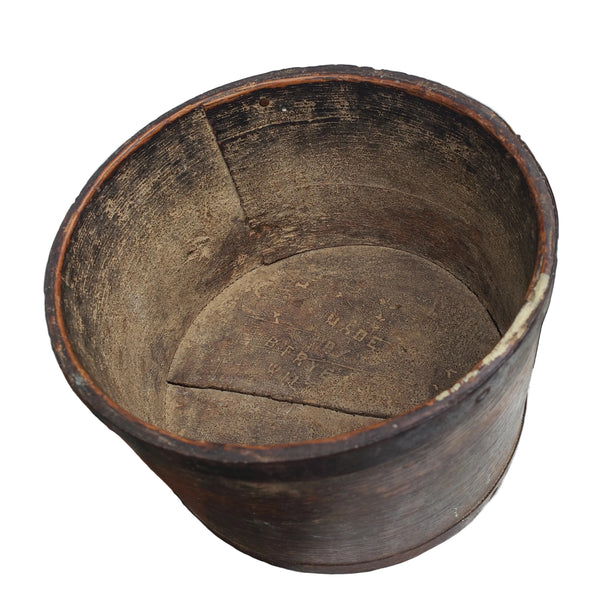 Antique 1 Quart Bentwood Dry Grain Measure E.B. Frye & Son Wilton, NH Farmhouse Primitive