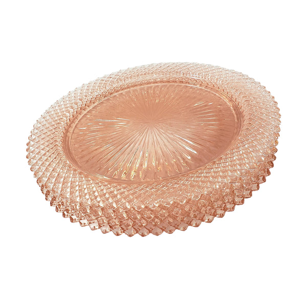 Pink Depression Glass Dinner Plates Set of 4 Miss America Pattern 10 1/4" Anchor Hocking