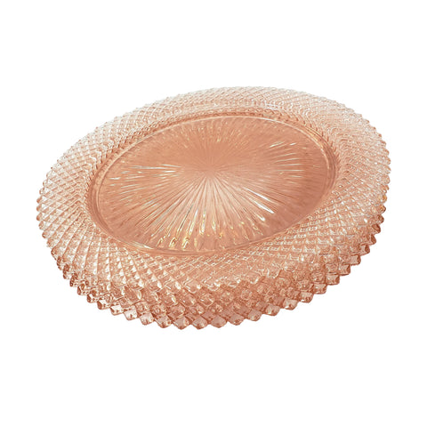 Pink Depression Glass Dinner Plates Set of 4 Miss America Pattern 10 1/4" Anchor Hocking