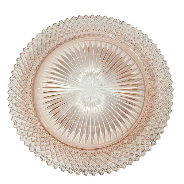 Pink Depression Glass Dinner Plates Set of 4 Miss America Pattern Anchor Hocking