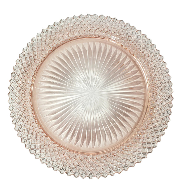 Pink Depression Glass Dinner Plates Set of 4 Miss America Pattern Anchor Hocking