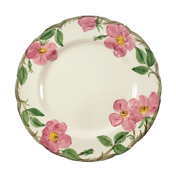 Vintage Franciscan Desert Rose Hand Painted Dinner Plates Set of 4 ~ TV Mark