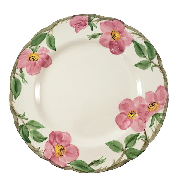 Vintage Franciscan Desert Rose Hand Painted Dinner Plates Set of 4 ~ TV Mark