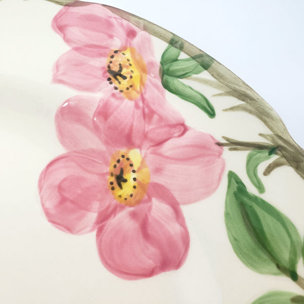 Vintage Franciscan Desert Rose Hand Painted Dinner Plates Set of 4 ~ TV Mark