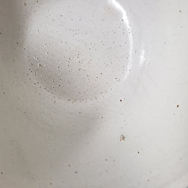 Antique Stoneware Mixing Bowl 1 Qt Blue Spongeware Farmhouse Kitchen
