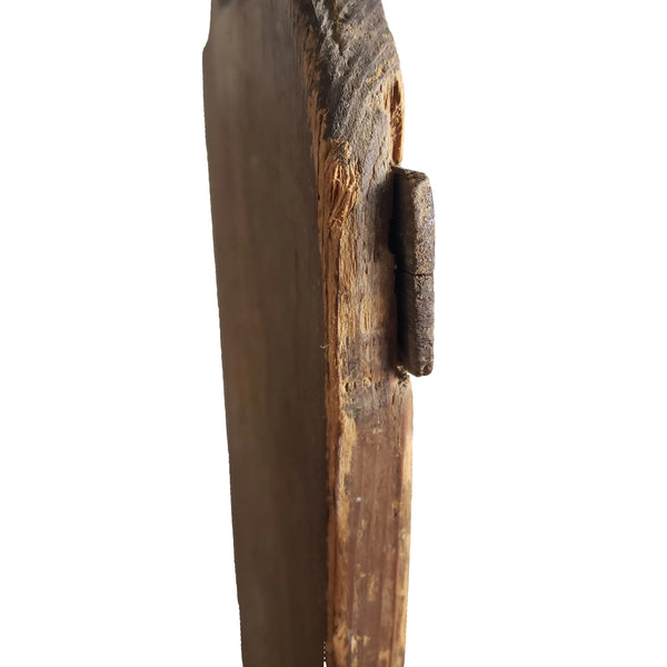 Antique Large Rustic Farmhouse Wooden Bread Board with Handle 30"