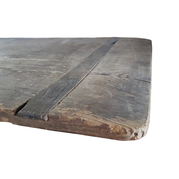 Antique Large Rustic Farmhouse Wooden Bread Board with Handle 30"