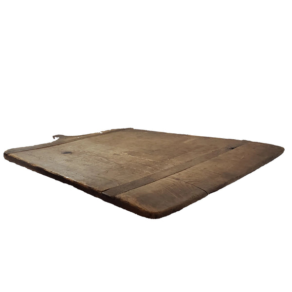 Antique Large Rustic Farmhouse Wooden Bread Board with Handle 30"