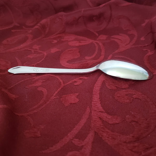 Vintage Manor Plate Triple Silverplate Teaspoons Set of 12 "Rosedale" International Silver