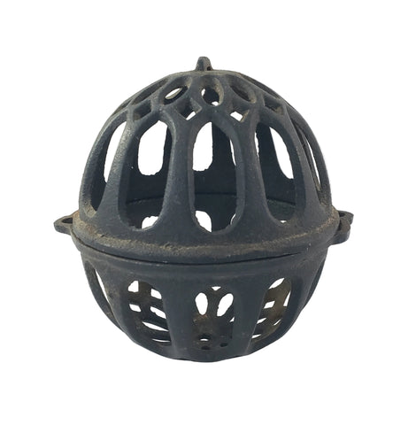 Antique Cast Iron Round String Holder Dispenser 4" General Store String Keeper