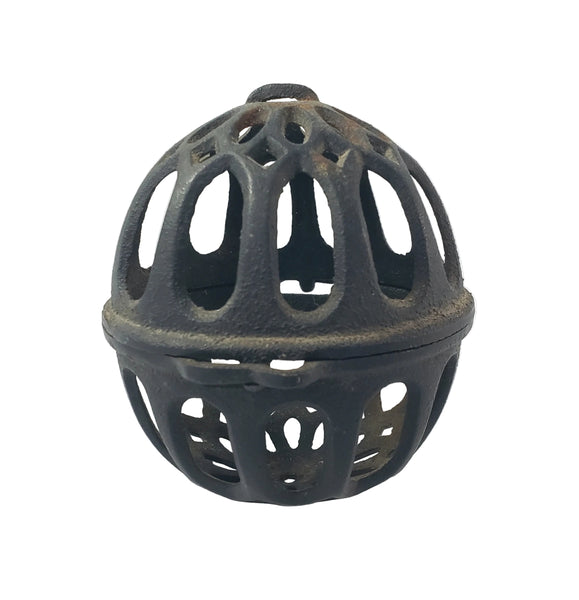 Antique Cast Iron Round String Holder Dispenser 4" General Store String Keeper