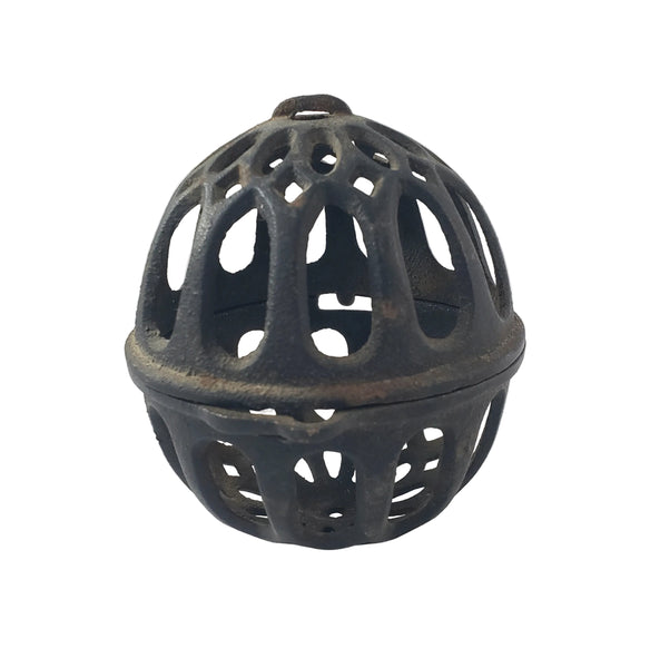 Antique Cast Iron Round String Holder Dispenser 4" General Store String Keeper