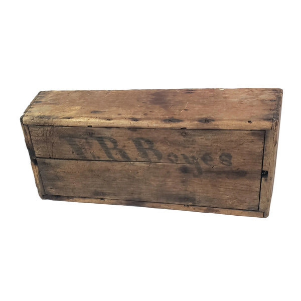 Large Rustic Carpenter's Wooden Tool Caddy Tool 6 Compartments Farmhouse Centerpiece