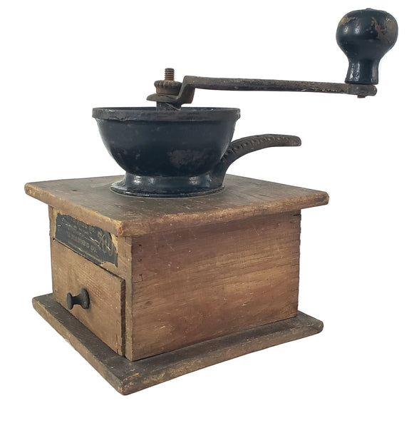 Antique Hand-Crank Arcade Favorite Mill 700 Coffee Grinder Mill Freeport Illinois