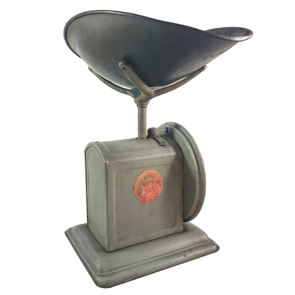 Antique Chatillon Kitchen Produce Scale With Tin Scoop Early 1900s