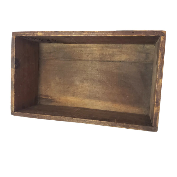Antique Dovetail Wooden Chocolate Box Walter Baker & Co. Dorchester, Massachusetts