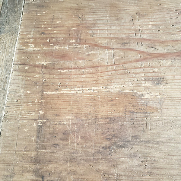 Antique Large Rustic Farmhouse Wooden Bread Board with Handle 30"