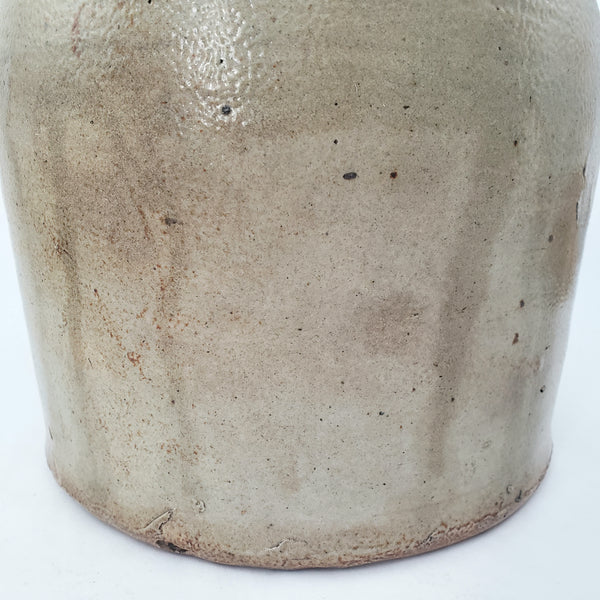 Antique Salt Glazed Stoneware Jug 1 Gallon Applied Strap Handle