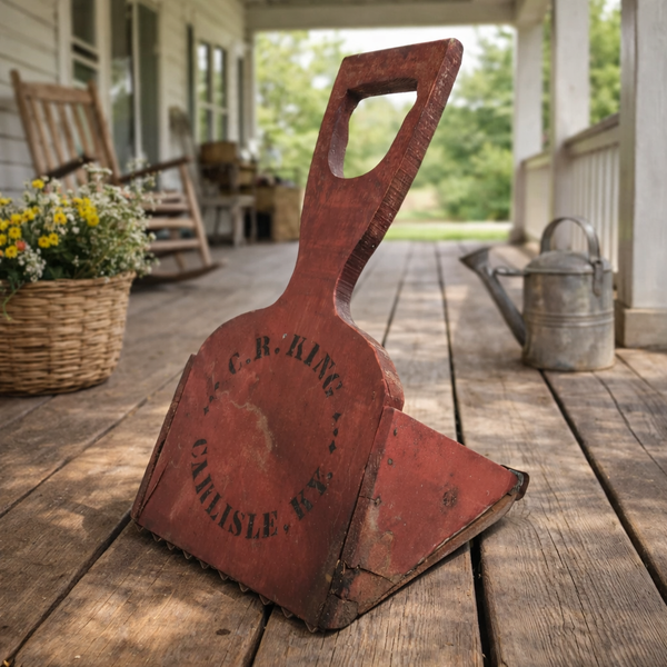 Primitive Rustic Hand Held Bluegrass Seed Stripper C.R. King Carlisle, KY