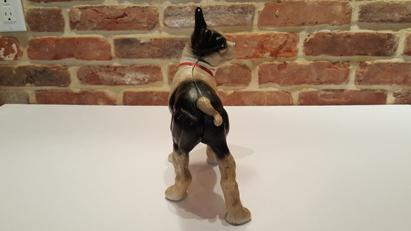 Vintage Cast Iron Boston Terrier Dog Doorstop