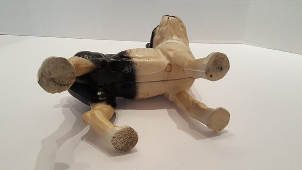 Vintage Cast Iron Boston Terrier Dog Doorstop
