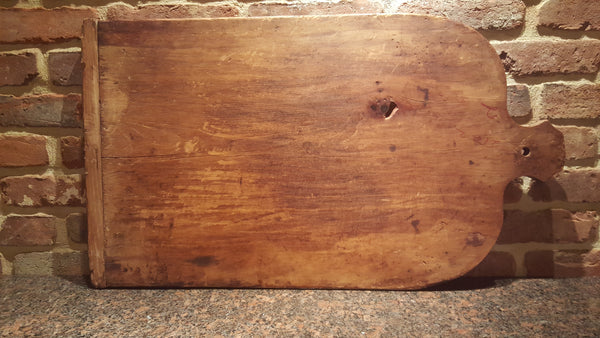 Large Primitive Wooden Dough Cutting Treen Board