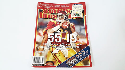 Signed Matt Leinart Sports Illustrated Magazine - Autographed