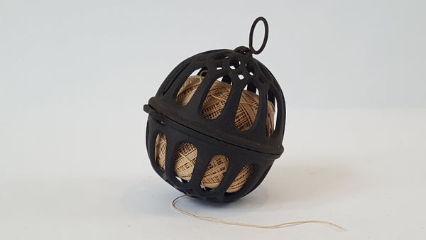 Vintage Cast Iron String Twine Holder Dispenser