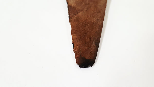 Hand-Carved Wood Cherokee Indian Letter Opener Signed by R. Crowe Cherokee, NC