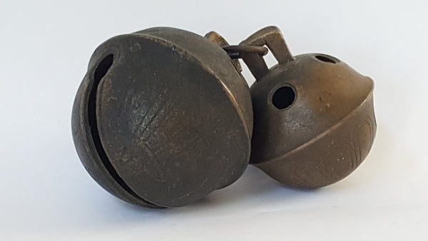 Antique Sleigh Jingle Bells No. 6 and 7 - Pedal Style - 19th Century