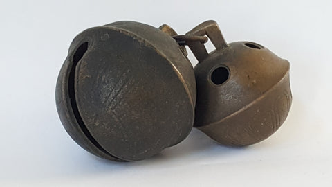 Antique Sleigh Jingle Bells No. 6 and 7 - Pedal Style - 19th Century