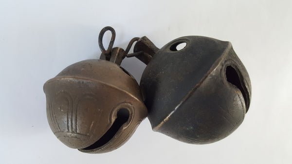 Antique Sleigh Jingle Bells No. 6 and 7 - Pedal Style - 19th Century