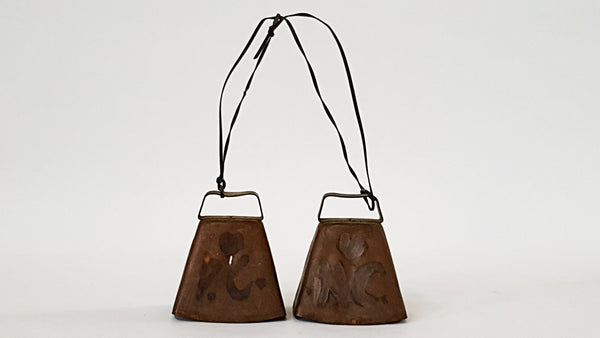 Primitive Copper Cow Bells