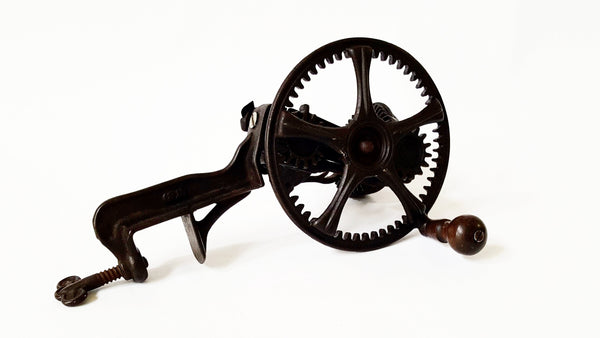 Antique Cast Iron Apple Peeler 78, Reading Hardware Co. 19th Century