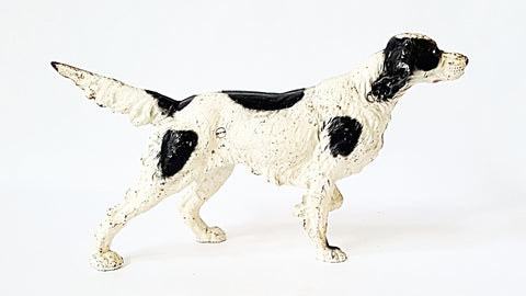 Vintage Cast Iron 15" Hunting Pointer Dog Doorstop