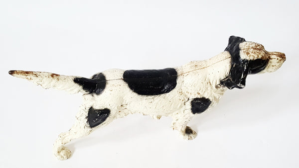 Vintage Cast Iron 15" Hunting Point Setter Dog Doorstop