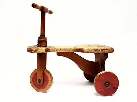 Antique Wooden Tricycle Collectible - Kiddie Kar Patented 1916 - 1918