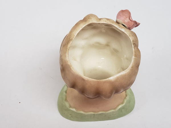 Vintage 1961 INARCO Lady Head Vase Raised Hand Pink Rose E-193/S/B