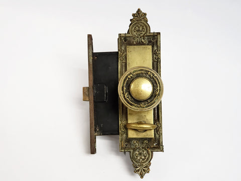 Antique Reading Hardware Company Two-Way Interior Mortise Lock Set