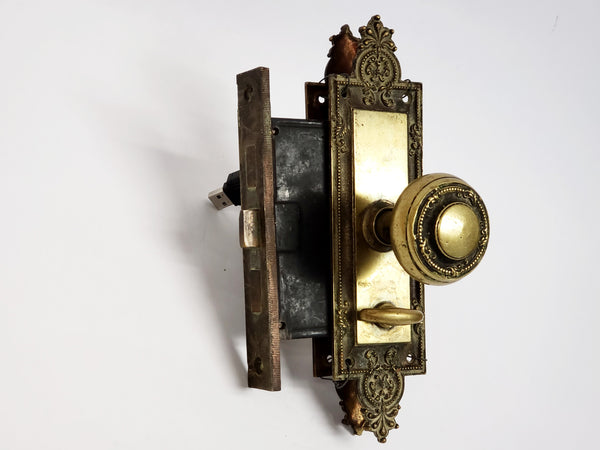 Antique Reading Hardware Company Two-Way Interior Mortise Lock Set