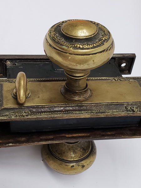 Antique Reading Hardware Company Two-Way Interior Mortise Lock Set