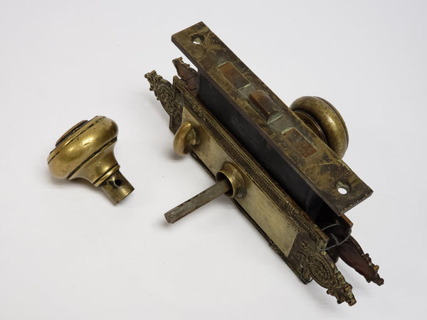 Antique Reading Hardware Company Two-Way Interior Mortise Lock Set