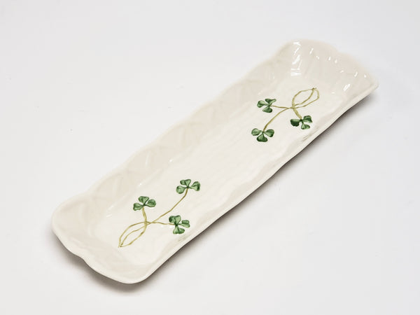 Shamrock Mint Tray by Belleek, Ireland