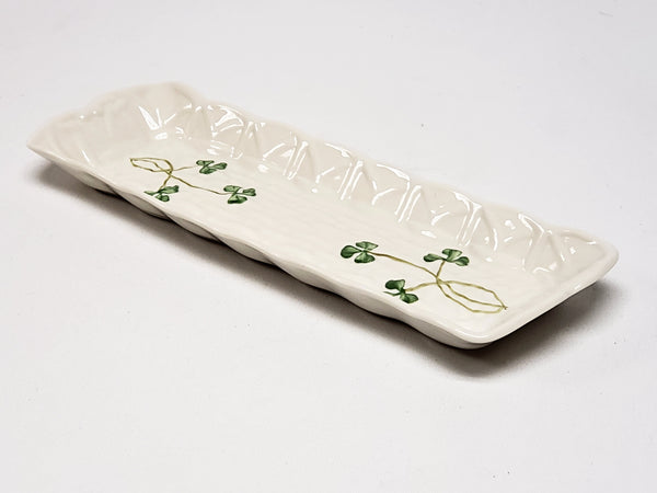 Shamrock Mint Tray by Belleek