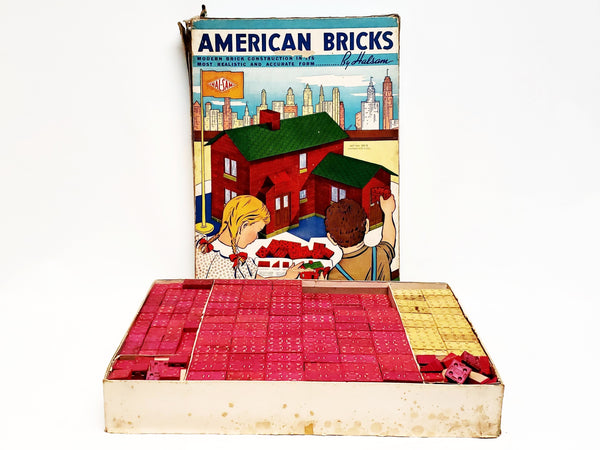 Wooden American Blocks With Original Box - Over 15 pounds