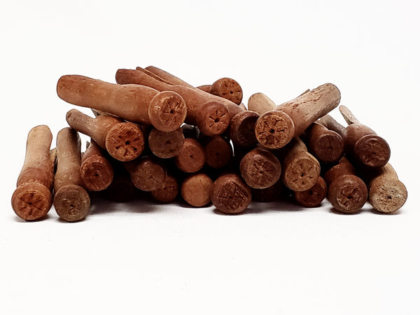 Vintage Wooden Clothespins, Collection of 25,  Round Top